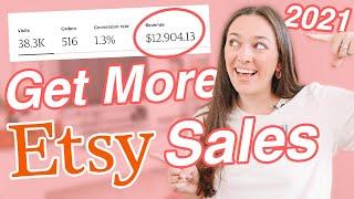 HOW TO GET MORE ETSY SALES IN 2021 and Grow Your Etsy Shop