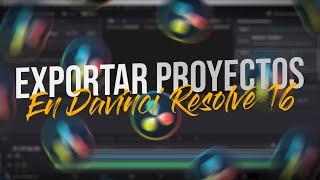 Como EXPORTAR un PROYECTO para EDITAR en otro PC con DaVinci Resolve 16 | 2050ProduccionesAcademy