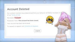 ROBLOX BANNED ME… (I’m crying)