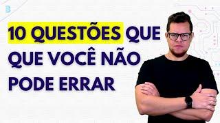 10 QUESTÕES QUE VOCÊ NÃO PODE ERRAR | INFORMÁTICA PARA CONCURSOS