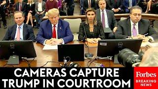 BREAKING NEWS: Cameras Get Brief Glimpse Of Trump Before Closing Arguments In NYC Civil Fraud Trial