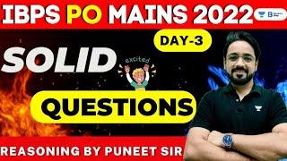 IBPS PO Mains 2022 | Mains Level Puzzle | Reasoning | Day -3 | Puneet Kumar Sharma