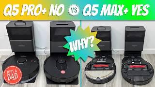 Roborock Q5 Pro+ vs Q5 Max+ Robot Vacuums HONEST COMPARISON  WHO WINS?