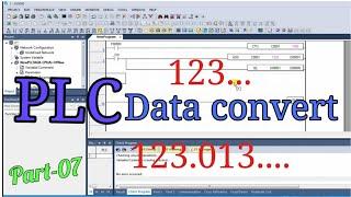 PLC Programming Tutorial || Integer To Real & Real To Integer Convert. @eclickbd2079