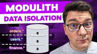 Data isolation for Modular Monoliths - DB Schemas, EF Core