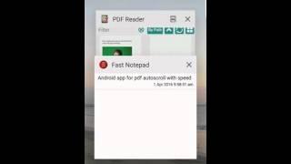 Android app for pdf autoscroll with speed control