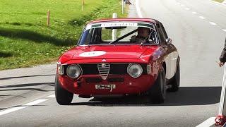 1965 Alfa Romeo Giulia Sprint GTA Sound in action on a Swiss Mountain Pass!