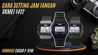 Cara Setting Jam Tangan SKMEI 1412