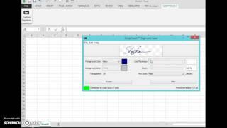 Simple Signature Capture in Excel