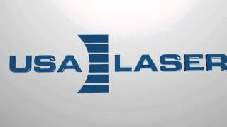 USAlaser 3D logo intro