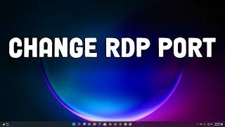 How To Change Default  RDP Port(Remote Desktop) in Windows 11