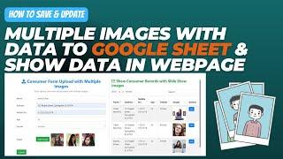 Upload & Manage Multiple Images in Google Sheets and HTML | Step-by-Step Tutorial 