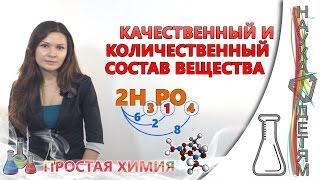 Качественный и количественный состав вещества/Qualitative and quantitative composition of matter