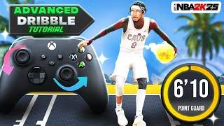 NBA 2K25 - 6'10 - 7’3 PG DRIBBLE TUTORIAL Beginner + Advance tutorial WITH IRL HAND CAM!!!