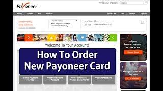 How To Order Payoneer Card, Payoneer Mastercard