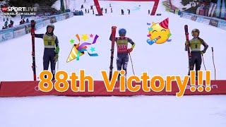 Ski Alpin Women's last giant Slalom - Soldeu 2.run Highlights