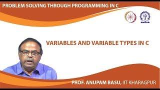 Variables and Variable Types in C