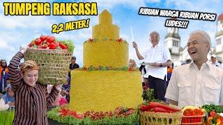 TUMPENG 1 TON 3665 PORSI UNTUK WARGA JATENG YANG SELALU DI HATI