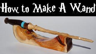 Wood turning - Making a magical wand