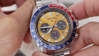 Seiko Prospex Speedtimer Chronograph Orange Dial Solar SSC947