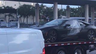 Rapper XXXTentacion's car is taken away by police