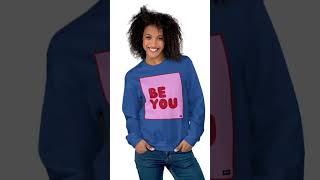 Starting Friday out with a little love...The Be You Love in Pink Sweatshirt is in the Gift Shop