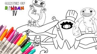 Garten of banban 4 - STINGERINA FLEENA  coloring page