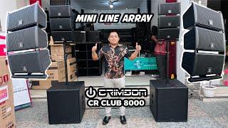 Speaker HOREG mini Line Array Crimson CR CLUB 8000 REVIEW DETAIL