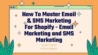 How To Master Email & SMS Marketing For Shopify With Aument