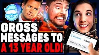 Mr Beast Trans Co-Host Kris Tyson MESSAGING Kids & Media SILENT As The Coverup Is On!