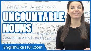 Uncountable Nouns - Learn English Grammar