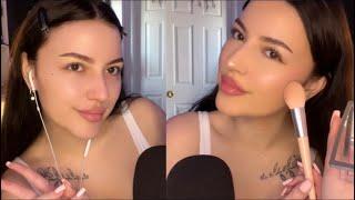 ASMR | In-Depth Makeup Tutorial (Easy)  Relaxing Whispers & Application Sounds #asmr #makeup