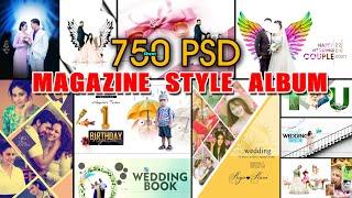 700+ Luxury Magazine Album PSD | Download | Wedding Birthday Portrait | 2021