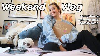 Scrapbook with me (chilled weekend vlog) | Oliviagrace