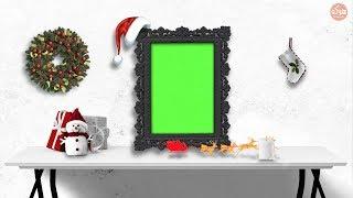 Amazing Interactive! Merry Christmas & Happy New Year 2019 Green Screen | Sound Includes