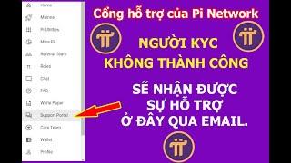 Pi Network: KYC không thành công, bạn có thể được hỗ trợ qua Email