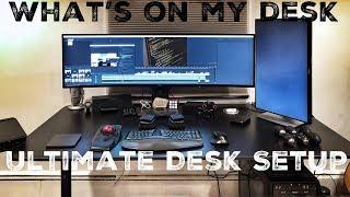 Whats On MY Desk Tour - Ultimate Full Stack Developer Desk Setup