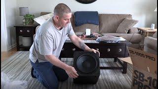 SVS SB-1000 PRO and REL HT 1003 Subwoofer Demo and review