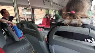 Sascha Sass in ein  Mercedes gelenk bus 431  Richtung PTB