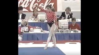 Rowena Roberts Floor Routine World Championships 1991