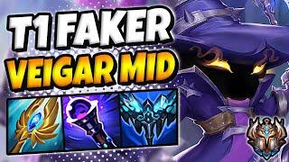 T1 Faker Veigar vs Ryze [ MID ] Patch 12.5 Korea Challenger 