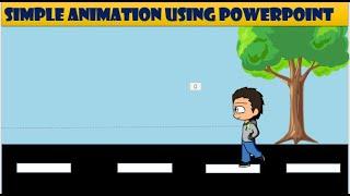 Boy Walking Animation using Powerpoint | Simple Animation Using Powerpoint