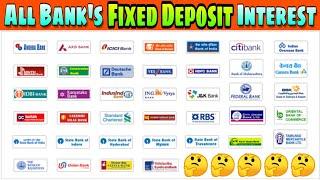 Fixed Deposit | All Bank FD Interest Rates in 2020 | Mr Kashyap