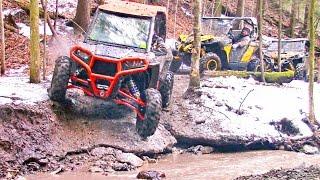 Scenic SxS Trail Ride in the Canadian Wilderness - Polaris RZR XP vs Can-Am Maverick X DS Offroading