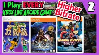 Double Dragon 1 & 2, and Neon (on XBLA)(higher bitrate)