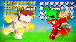 JJ and Mikey Became GODSPEED and FLASH in Minecraft - Maizen