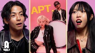 Koreans react to ROSÉ & Bruno Mars - APT. (Ft. TikTok Compilation)