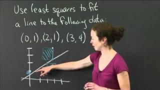 Least squares | MIT 18.02SC Multivariable Calculus, Fall 2010