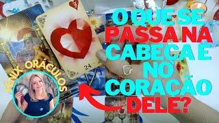 O QUE SE PASSA NA CABEÇA E NO CORAÇÃO DELE(A) TAROT? O QUE ELE(A) FARÁ TAROT?Tarot e Baralho Cigano