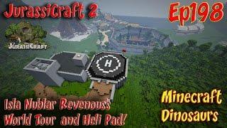 JurassiCraft 2.0 Jurassic World Ep198 Isla Nublar Revenous's World Tour and Heli Pad